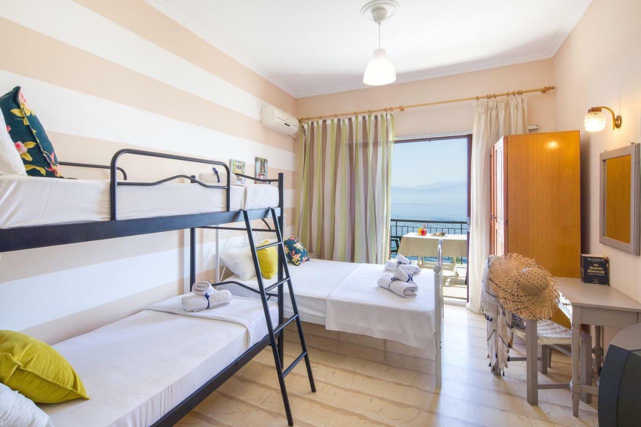 Casa Dei Venti - Sea View Apartments - 100M From The Beach Benitses  Dış mekan fotoğraf